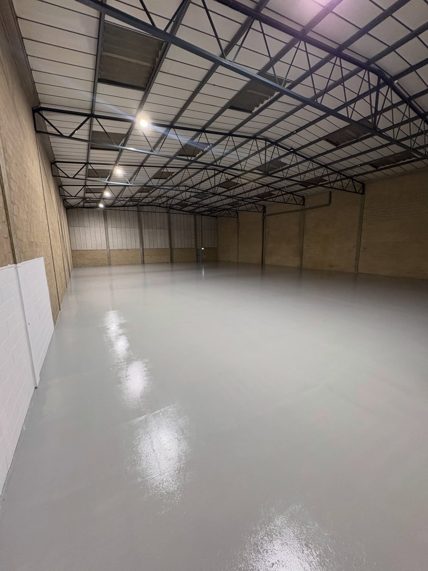 Commercial warehouse floor works