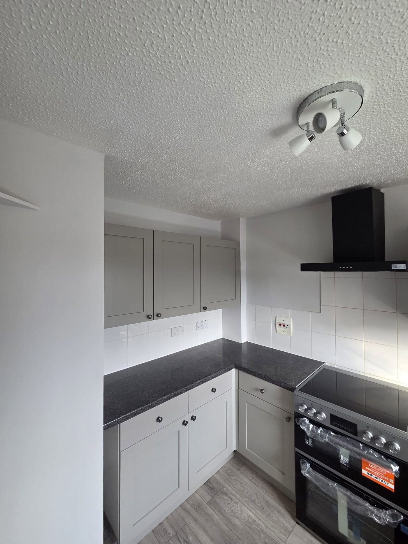 Grey kitchen renovation